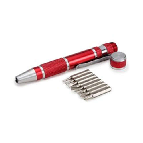 8 Piece Precision Screwdriver Set with Pen Holder - 3 ON AUCTION
