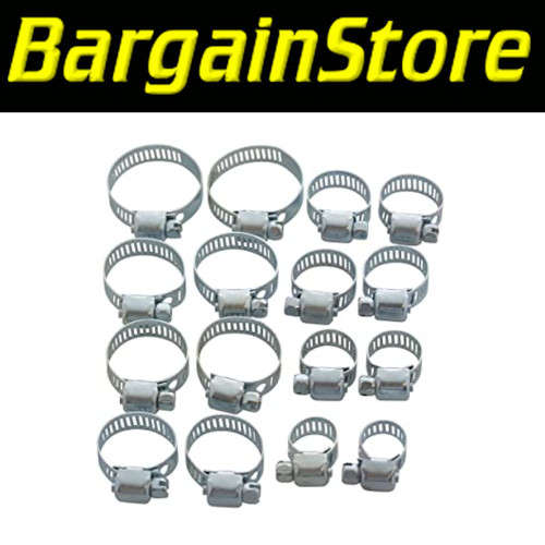 16pc Hose Clamp Set - 5 ON AUCTION