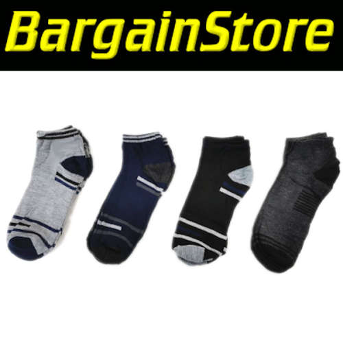 3 Pack Mens Ankle / Secret Socks - 3 ON AUCTION