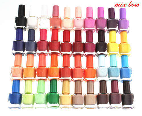 MIX BOX NAIL POLISH 18" QUICK DRY 40 CANDY COLOURS