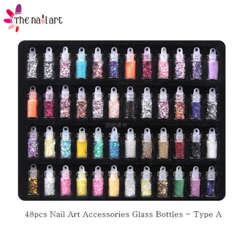 The Nail Art - 48pcs Art Nail Accessories  - Small