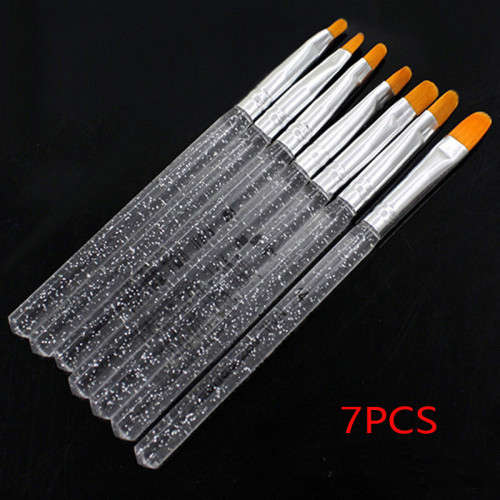 The Nail Art - 7pcs Clear Gel Brush