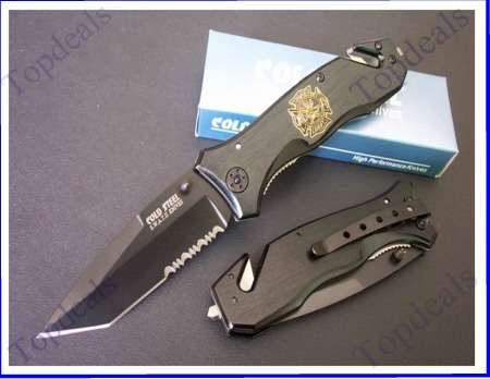 712C LIFESAVING KNIFE half-serrated  Blade - Knives