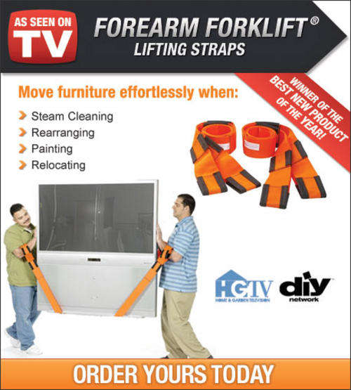Moving Objects Become Easier With a Forearm Forklift