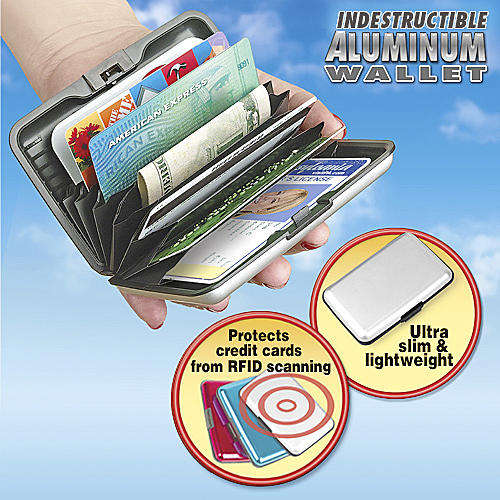 INDESTRUCTIBLE ALUMINUM WALLET