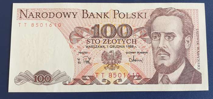 Poland 100 Zlotys as per images !!!
