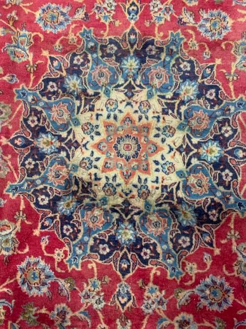 Old Persian Carpet Hand Knotted Size: 3.85 X 2.94 Meter No: 294