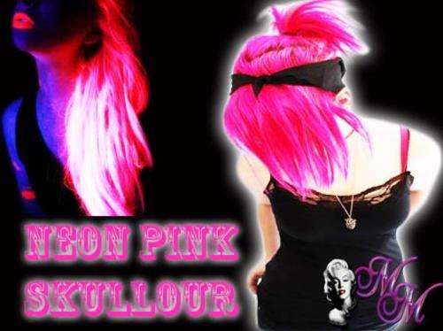 !!Neon Pink Skullour hair dye 100ml!!~!!