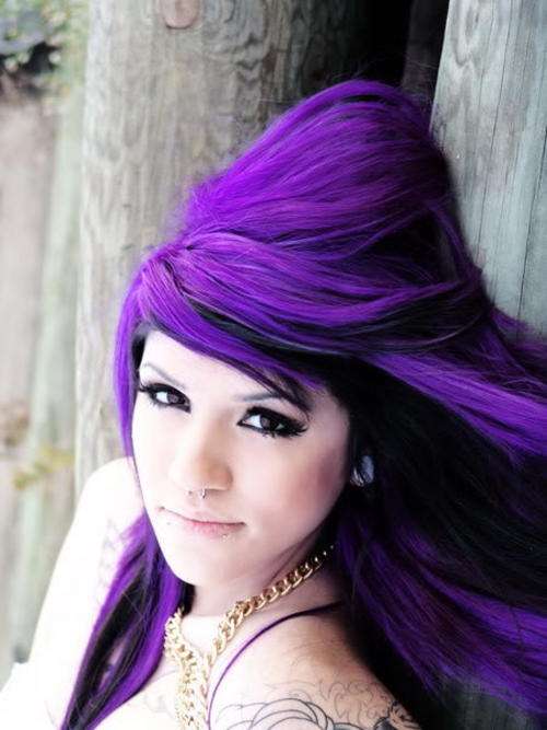 Dark PURPLE Skullour hair dye 100ml