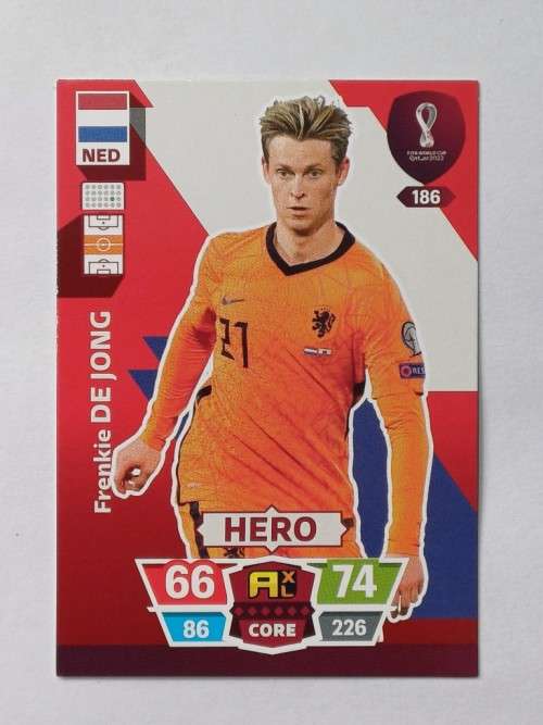 Card - Adrenalyn XL FIFA WC2022 #186 Frenkie de Jong