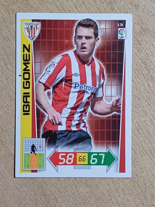 Panini Adrenalyn XL 2012-13 Soccer Card 13 IBAI GOMEZ