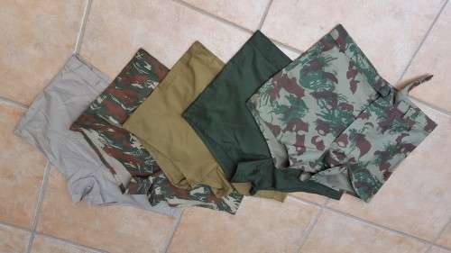 REPRODUCTION (new build) pre-1994 camo pattern "trunks swimmers" summer - size 38 waist