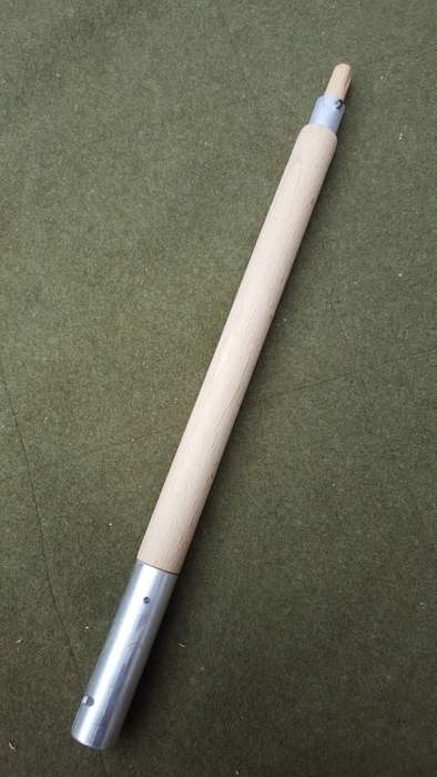 cold war era EG (DDR) strichtarn (falling rain) Zeltbahn pole and string set in camo carry bag new