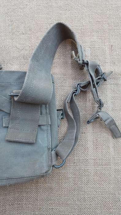 original SADF era pattern 70/73 type canvas olive green colour A53 radio carry backpack - used