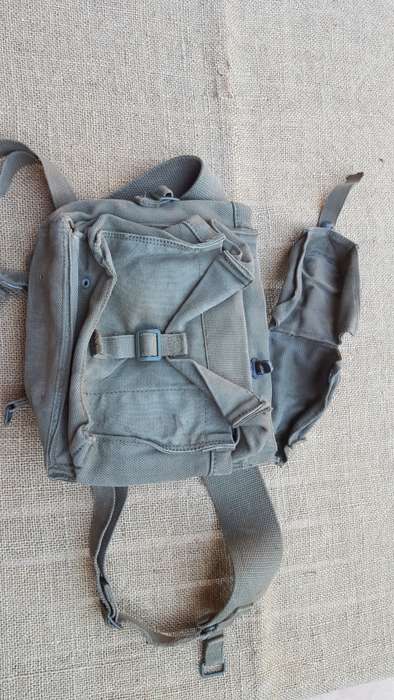 original SADF era pattern 70/73 type canvas olive green colour A53 radio carry backpack - used