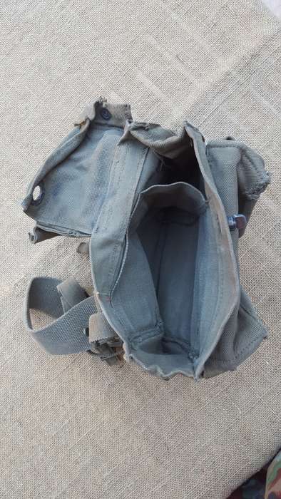 original SADF era pattern 70/73 type canvas olive green colour A53 radio carry backpack - used