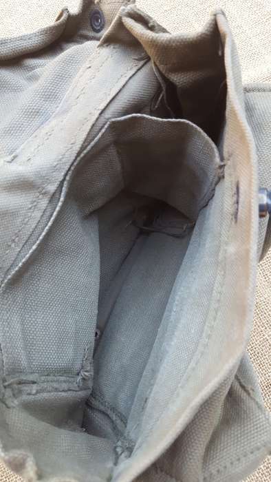 original SADF era pattern 70/73 type canvas olive green colour A53 radio carry backpack - used