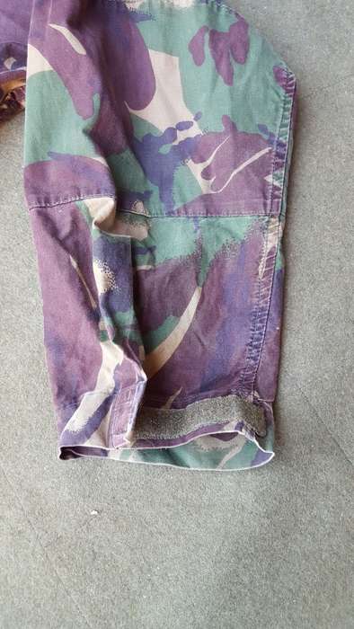 a used good condition UK moD temprate DPM Arctic smock in cotton and large size Falklands era used i