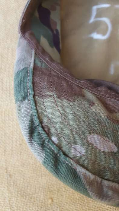 custom made repro new build soft brim lined Cuban style `patrol cap` in US Army issue OCP camo
