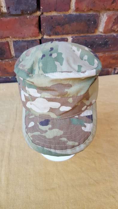 custom made repro new build soft brim lined Cuban style `patrol cap` in US Army issue OCP camo