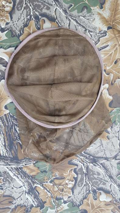 original SADF era issue nutria `mozzie` net head-net - worn to prevent insect bites and face camo