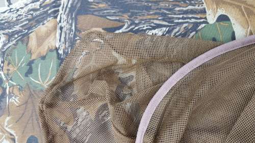 original SADF era issue nutria `mozzie` net head-net - worn to prevent insect bites and face camo