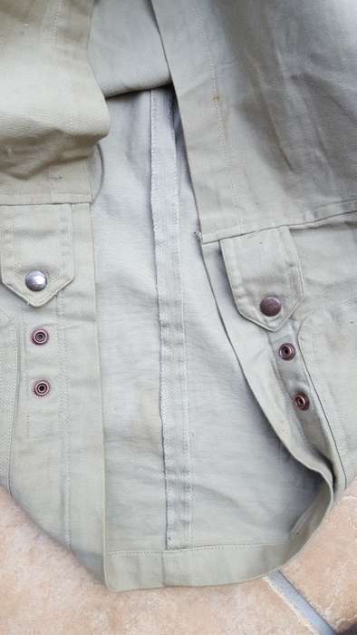 used condition original modern era SA Army para beige XL training/ hangar jump smock (no damage)