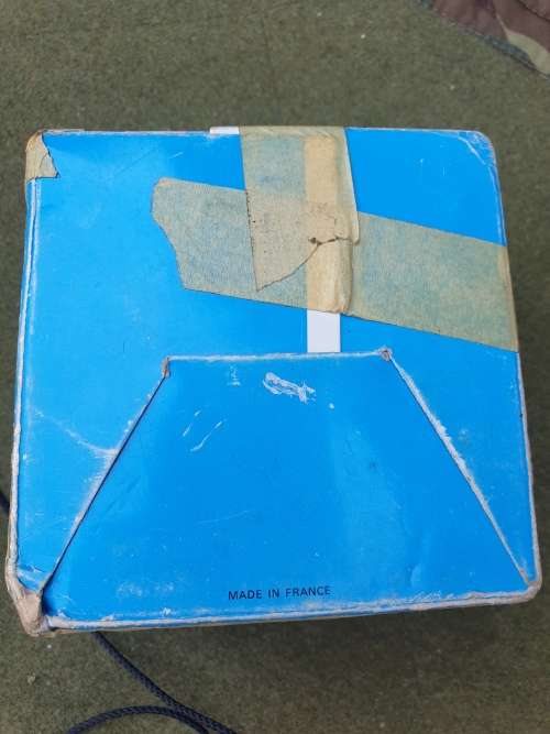 Original Bushwar period Recce SA SF used sighting (boat) compass in original box as new made in Fran