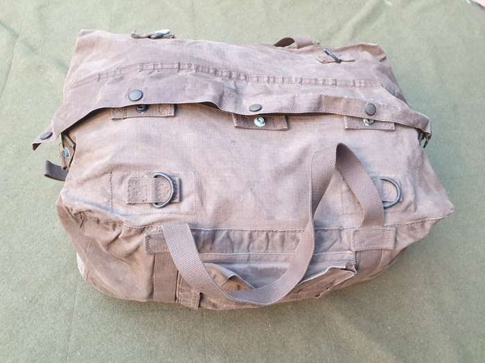 scarce patt 80 (donkey brown ripstop canvas) webbing kit-bag SADF issue SWA/Angola borderwar period