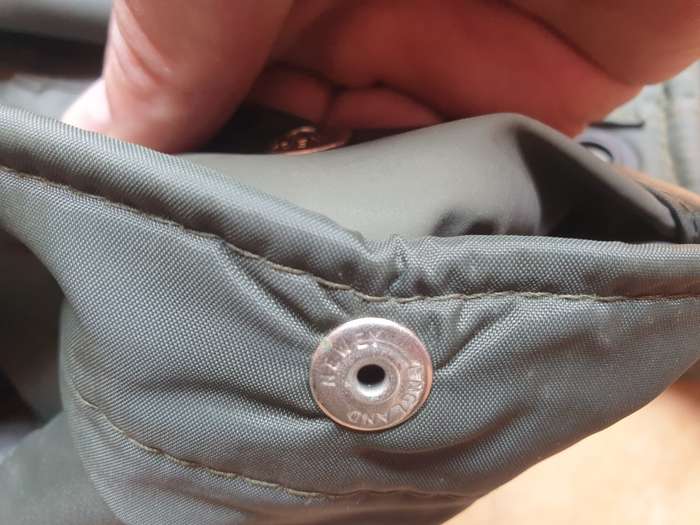 VERY scarce (virtually unkown) SAP COIN issue olive green rubberised canvas (with zip) shelter/ bivi