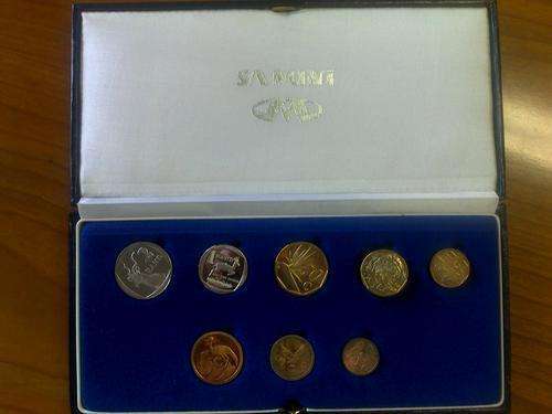 RSA 1991 Short Proof Set - SA Mint Blue Box