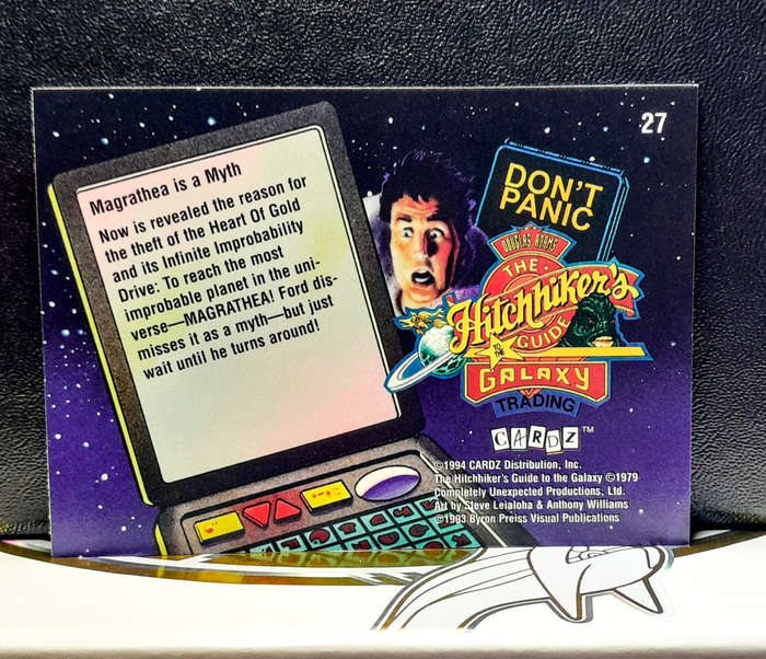 Hitchhikers Guide to the Galaxy - Trading Card - Magrathea is a Myth