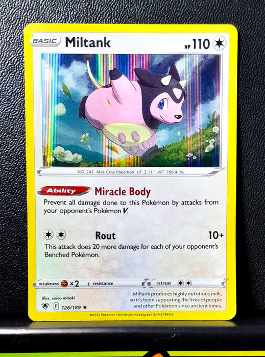 Pokemon Card - Miltank 126-189 - Holofoil Rare