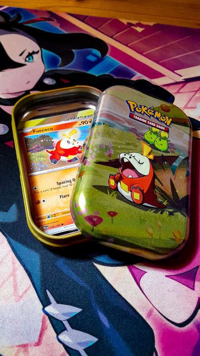 Pokemon Cards TCG - Tin & Stickers Bundle