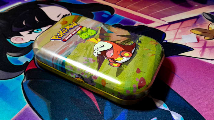 Pokemon Cards TCG - Tin & Stickers Bundle