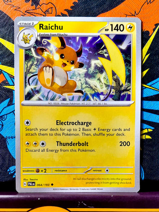 Pokemon Card - Raichu 064/193 - Paldea Evolved