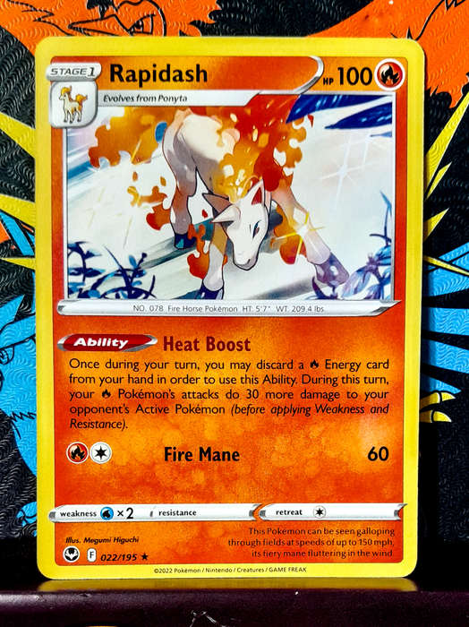 Rapidash 022/195 - Silver Tempest