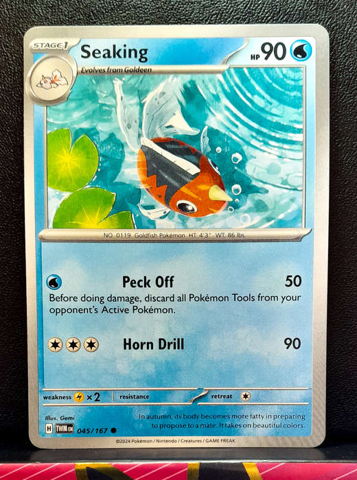 Pokemon Card - Seaking 045/167 - Twilight Masquerade