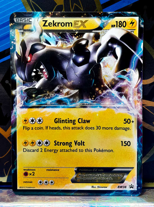 Pokemon Cards - Zekrom EX BW38 - Black and White Promo 2012 - NM