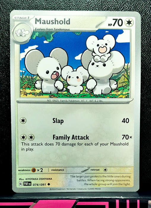 Pokemon Card - Maushold 074/193 - Paldean Fates