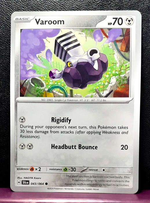 Pokemon Cards - Varoom 043/064  - Shrouded Fable (NM)