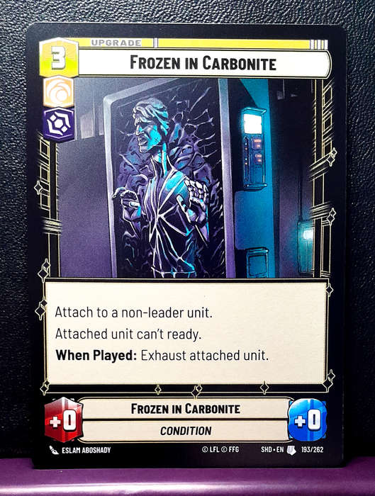 Star Wars Unlimited - Shadows of the Galaxy - Frozen in Carbonite 193/262 - NM