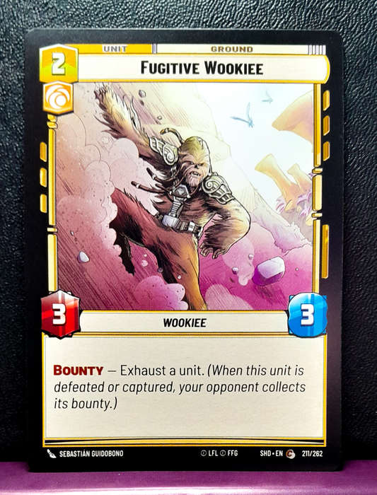 Star Wars Unlimited - Shadows of the Galaxy - Fugitive wookiee 211/262 - NM