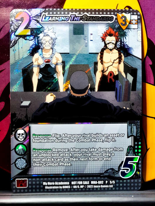 My Hero Academia CCG - 1st Edition- Universus - Learning the Standard 5/5 - Promo - Holofoil - NM