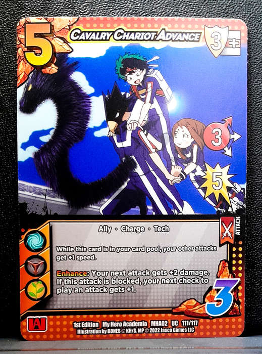 My Hero Academia CCG - 1st Edition- Universus - Cavalry Chariot Advance 111/117 - 2022 NM