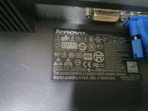 *liquidation item**Lenovo L2440PWC 24`INCH Widescreen LCD Monitor *Powers on not tested further***