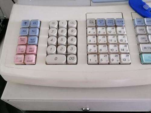 *LIQUIDATION ITEM*WORKING SHARK XE-A203 THERMAL ELECTRONIC CASH REGISTER WITH CASH TILL*