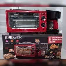 *LATE ENTRY**R30 FREIGHT*BRAND NEW HAEGER 3 IN 1 BREAKFASAT MAKER(RED), IN BOX**
