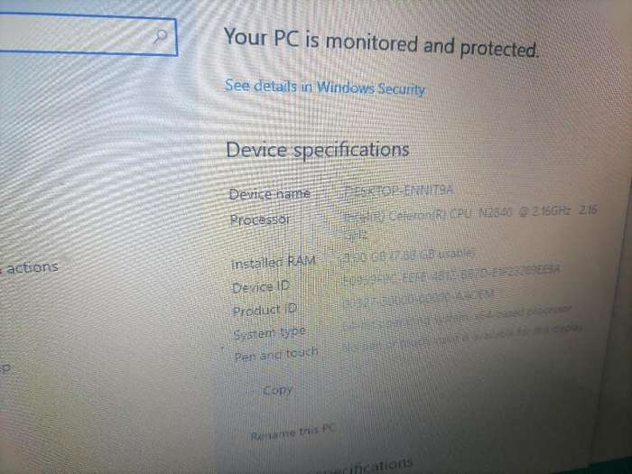 ASUS X553M LAPTOP*8GB RAM,750GB HDD,WINDOWS 10, CHARGER