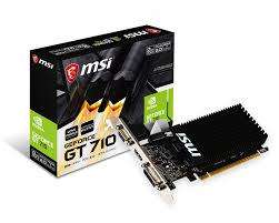 BRAND NEW MSI Nvidia GeForce GT710 GPU SLI ready, 2GB GDDR3 64bit Memory*R1500 RETAIL**